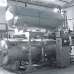 The turning round type sterilization kettle hot water