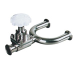 Sanitary U diazoma valve