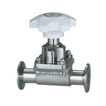 Sanitary commutaition diaphragm valve